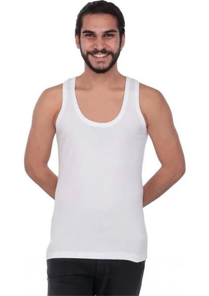 Tutku 102 Ribana Erkek Atlet Beyaz Xl 6'lı Paket