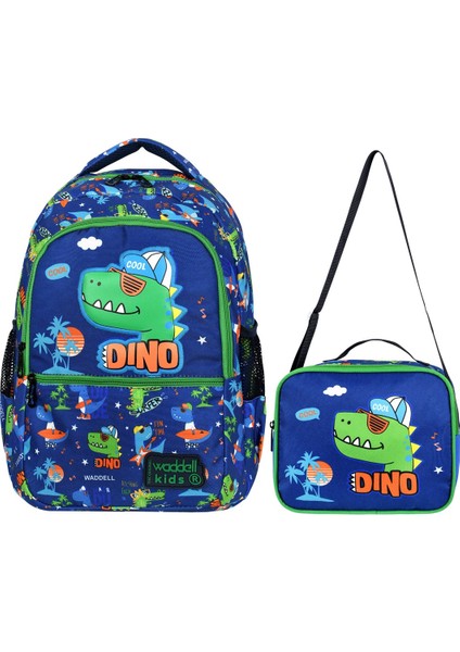 Dino Desenli Embos İlkokul Çantası Beslenme Çantalı 24201