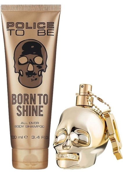 To Be Born To Shine Edt 75 ml+All Over Body Shampoo 100 ml Erkek Parfüm Seti