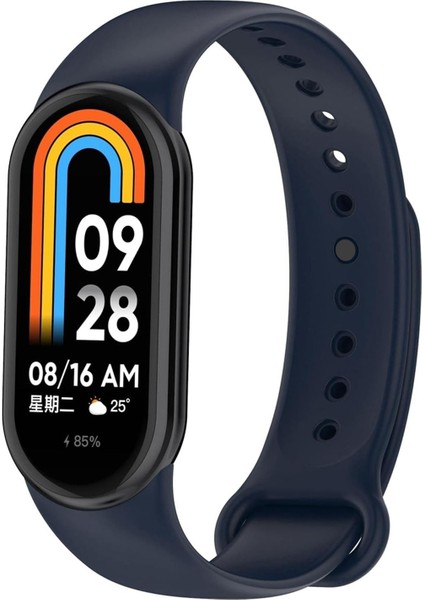 Mi Band 8 ve Mi Band 9 ile Uyumlu Kordon Spor Jel Silikon Kayış