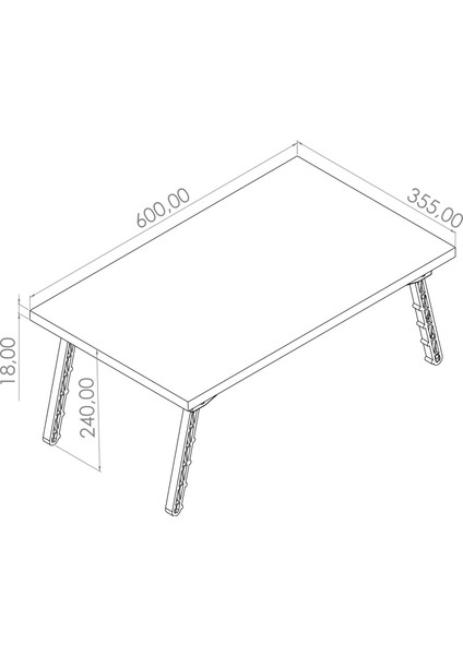 Pratik Notebook Sehpası