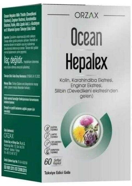 Ocean Hepalex 60 Yumuşak Kapsül