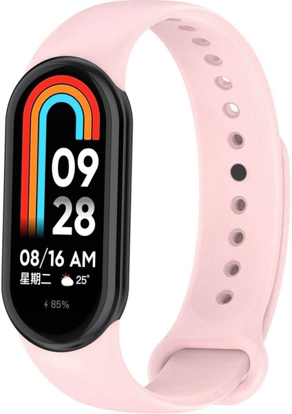 Mi Band 8 ve Mi Band 9 ile Uyumlu Kordon Spor Jel Silikon Kayış