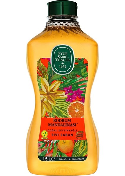 Bodrum Mandalinası Sıvı Sabun 1,5l