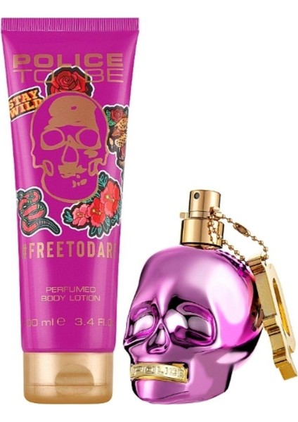 Freetodare Edp 40 ml+Perfumed Body Lotion 100 ml Kadın Parfüm Seti