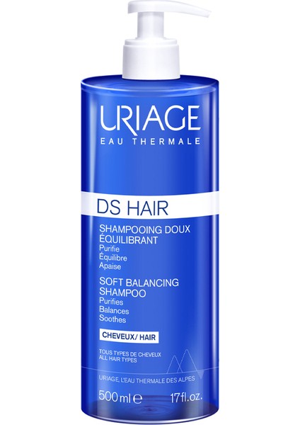 Uriage Ds Hair Soft Balancing Shampoo - Kepek Karşıtı Saç Bakım Şampuanı 500ML fiyatları