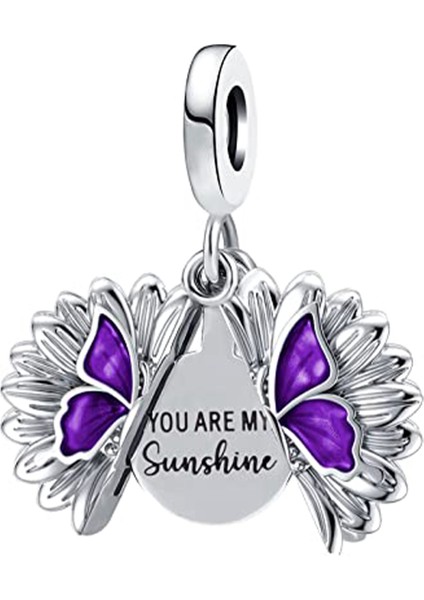 Mor Kelebek Sallantılı Charm