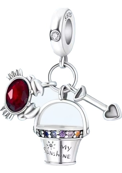 Plaj Oyuncakları ve Yengeç Sallantılı Charm