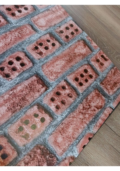 Kiremit/taş Desenli 3 Boyutlu Hava Alabilen Silinebilir Duvar Kağıdı 5 M²