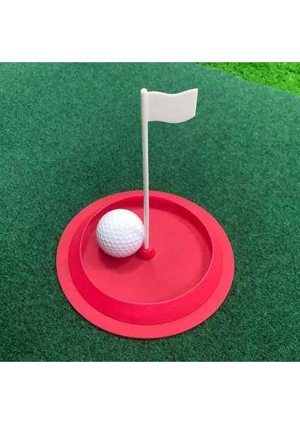 Yeni Golf Vuruş Yardımı, Delik Bardak Koyma-Iç ve Dış Mekan Golf Vuruş Uygulaması Için Golf Vuruş Eğitim Yardımı Aracı, Kırmızı (Yurt Dışından) fırsatları