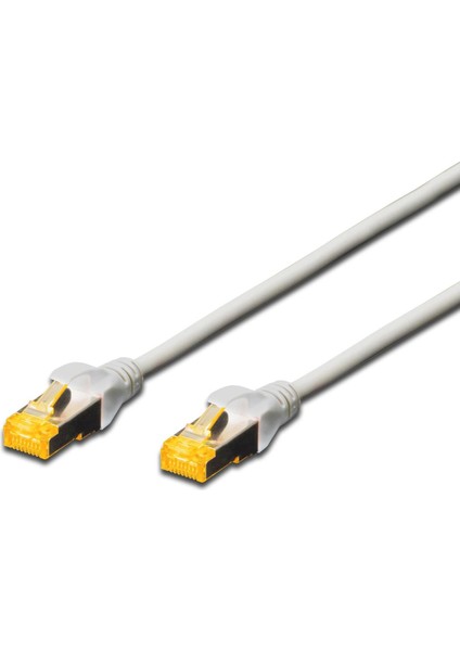 CAT 6A SFTP/PIMF (Pairs In Metal Foil) Patch Kablosu, LSZH, 50 metre, AWG 26, Gri Renk Beek CAT 6A SFTP/PIMF (Pairs In Metal Foil) Patch Cord, LSZH, 50 meters, AWG 26, Gray