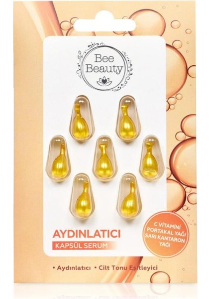 Aydınlatıcı 7 Kapsül Serum Cilt Tonu Eşitleyici