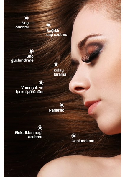 Argan ve Keratin Saç Serumu (Aşırı Yıpranmış ve Dökülen Saçlara Özel)