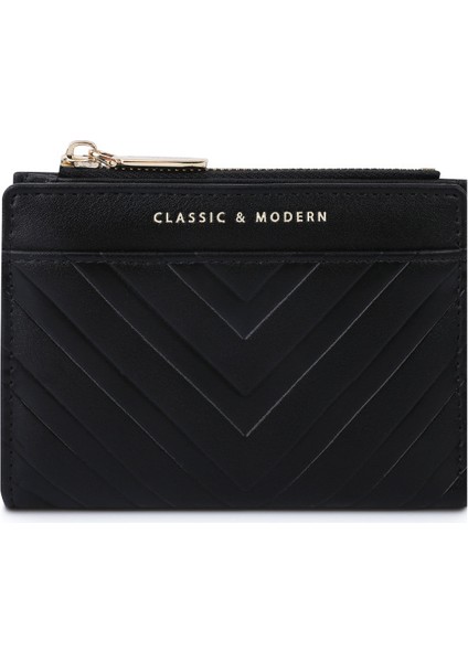 Buytyrian'ın Yeni Şerit Şekilli Çiçek Pu Deri Deri Cüzdan Dişi Ins Multi -Card Çok Kartlı Çapraz -Border Moda Çok Yönlü Küçük Para Çantası (Yurt Dışından)