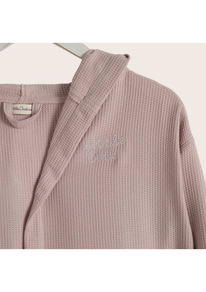 Little Basic Kapüşonlu Bornoz Pembe fiyatları