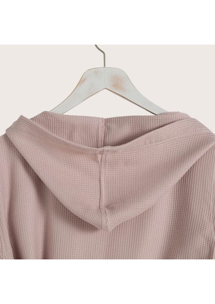 Little Basic Kapüşonlu Bornoz Pembe modelleri