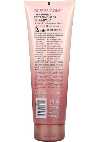 2chic Frizz Be Gone Kabarma Karşıtı Şampuan 250 ml