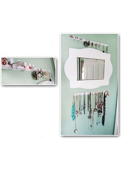 9'u 1 Arada Yapışkan Duvara Monte Takı Kancaları Beyaz (Yurt Dışından) modelleri