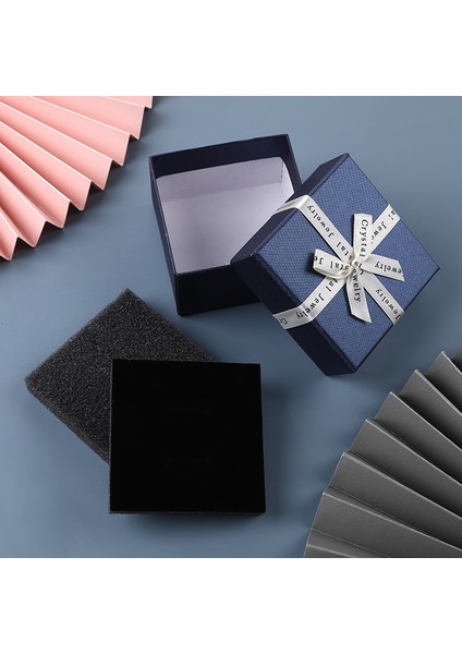 10'lu Jewry Ambalaj Kutusu 8X8X4.5CM Lacivert (Yurt Dışından) fiyatları