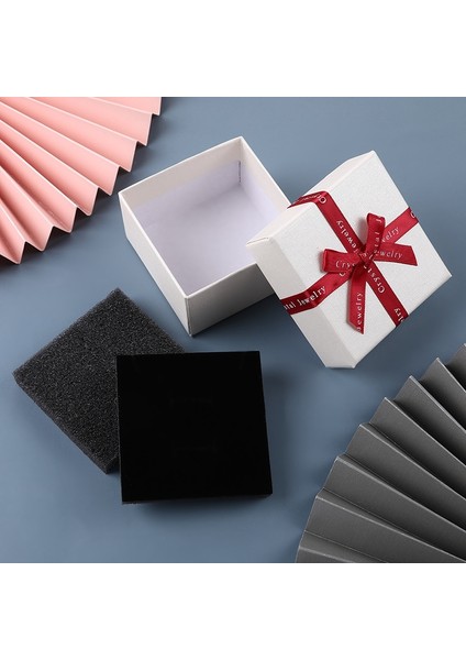 10'lu Jewry Ambalaj Kutusu 9X9X4CM Krem Beyaz (Yurt Dışından) modelleri