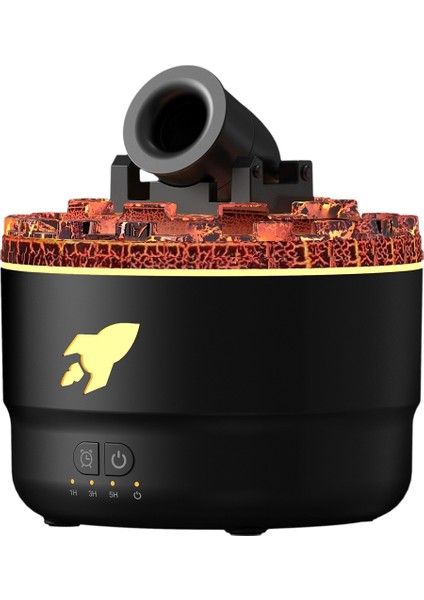 Taret Şekli Aromaterapi Nemlendirici USB Fişi Siyah (Yurt Dışından)