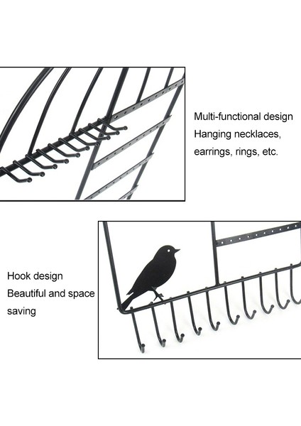Kuş Kafesi Şekli Jewry Vitrin Depolama Rafı Pembe (Yurt Dışından) modelleri