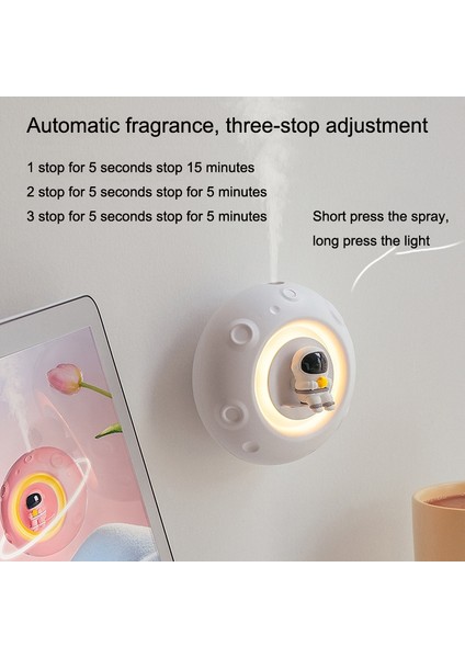 K-1101 Otomatik Zamanlayıcı Astronot Deodorantı Gece Lambası Beyaz (Yurt Dışından) fırsatları