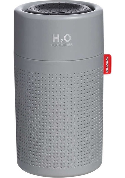750 ml Büyük Kapasiteli Hava Nemlendirici USB Şarj Edilebilir Kablosuz Ultrasonik Aroma Esansiyel Yağı Difüzör Gri (Yurt Dışından)