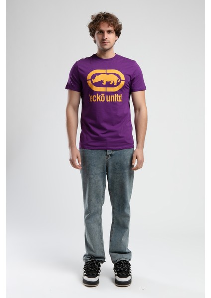 ECKO UNLTD Marc Mor Bisiklet Yaka Baskılı Standard Fit Erkek Tshirt fiyatları