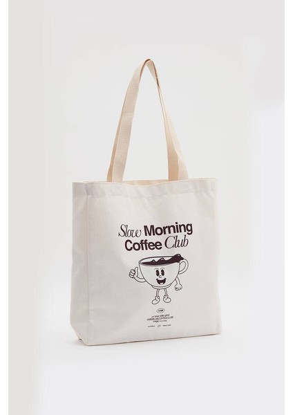 Slow Mornıng Kanvas Çanta