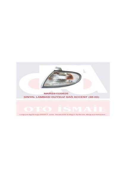 Sinyal Lambası Duysuz Sağ Accent 98-00