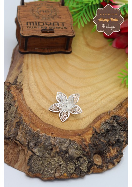 Zambak Model 925 Ayar Gümüş Saf Telkari Broş 201023410 fiyatları