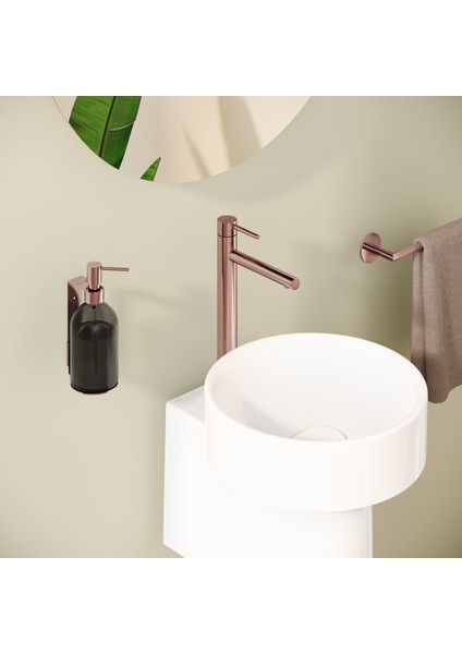 Vitra Origin A4255829 Çanak Lavabo Bataryası - Soft Bakır