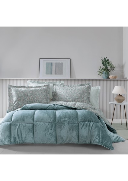 Bedding Piante Triola Tek Kişilik Set - Mint