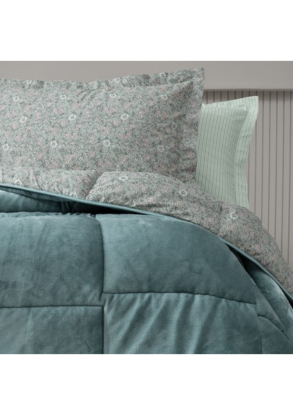 Bedding Piante Triola Tek Kişilik Set - Mint