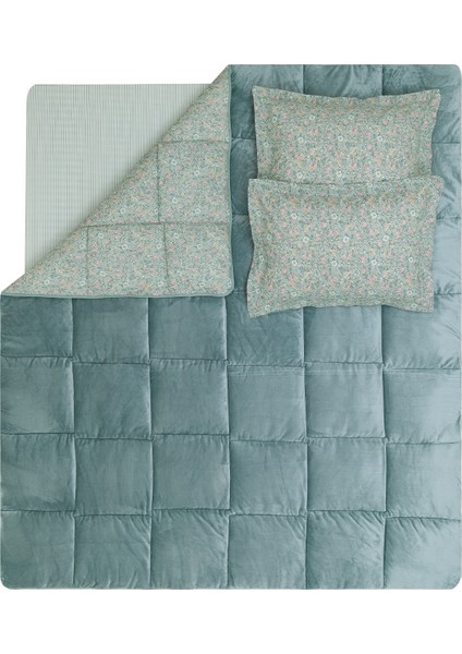 Bedding Piante Triola Tek Kişilik Set - Mint