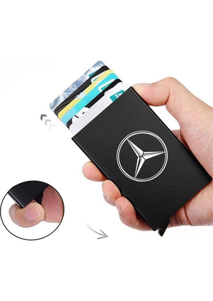 Mercedes Otomatik Mekanizmalı Metal Kredi Kartlık