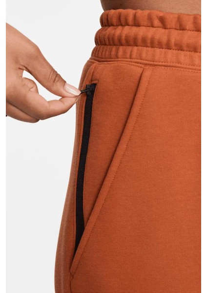 Sportswear Tech Fleece Standart Fit Mid Rise Jogger Kadın Eşofman Altı Turuncu fırsatları
