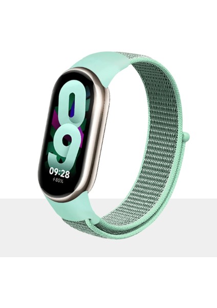 Mi Band 8 , Mi Band 9 ve Mi Band 10 ile Uyumlu Kordon Spor Kumaş Cırt Cırtlı Kayış