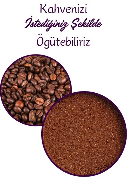 3 x 200 gr Caramelize Cookie&berry&coconut Aromalı Coffee Çekirdek Kahve 3'lü Set