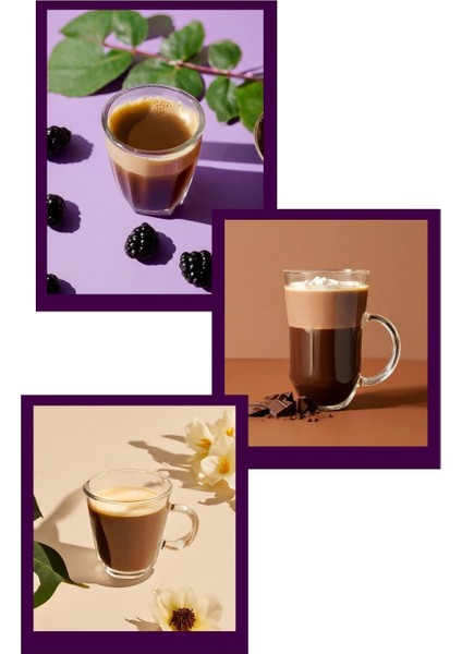 3 x 200 gr Chocolate&vanilla&berry Aromalı Coffee Filtre Kahve 3'lü Set