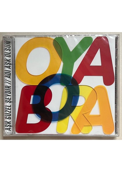 Oya Bora Aşk Güzel Şeydir - Adı Aşk Olsun CD (Jelatininde Sıfır Orjinal Dönem Baskı Cd)