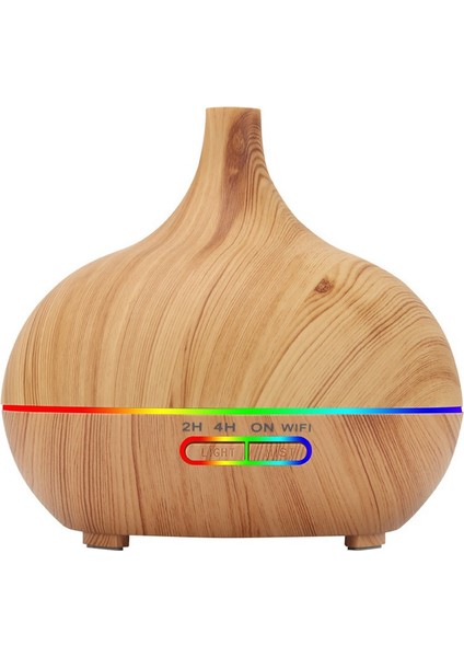 Tuya Wifi Nemlendirici Esansiyel Aroma Yağı Difüzörü Akıllı Ev 400ML Hava Nemlendirici Sis Makinesi Alexa Ab Fişi Için (Yurt Dışından)