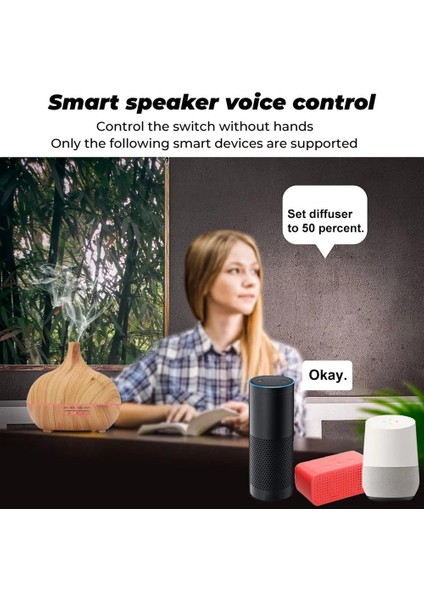 Tuya Wifi Nemlendirici Esansiyel Aroma Yağı Difüzörü Akıllı Ev 400ML Hava Nemlendirici Sis Makinesi Alexa Ab Fişi Için (Yurt Dışından) modelleri