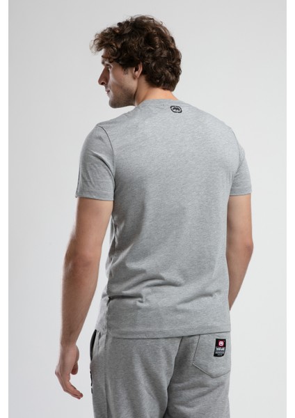 ECKO UNLTD Marc Gri Bisiklet Yaka Baskılı Standard Fit Erkek Tshirt fiyatları