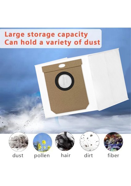 Eufy Clean L50/L50 SES/L60/L60 Hibrit Robot Süpürge Ana Yan Fırça Filtre Toz Torbası Için 13 Adet Yedek Parça (Yurt Dışından)