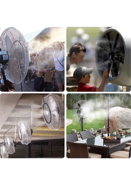 16 Inç Soğutma Halkası, Serin Patio Esintisi Için Açık Hava Fanı Kiti, Açık Hava Patio Bahçe Fanı Aksesuarları Amerikan Standardı (Yurt Dışından) fırsatları