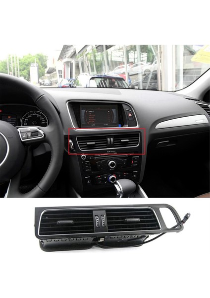Audi Q5 2009-2018 Için Araba Merkezi Gösterge Paneli Klima Hava Çıkış Izgarası Klima Havalandırma Tertibatı 8R1820951GWVF (Yurt Dışından) indirimleri