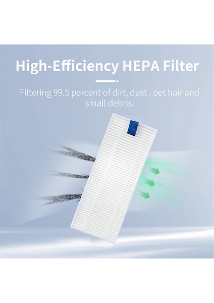 Tefal Rowenta Explorer Için Ana Yan Fırça Filtre Mop Bezi 20 40 50 75 RG7687/RR7687WH Seri Kuvvet Süpürme X3 Vakum (Yurt Dışından)