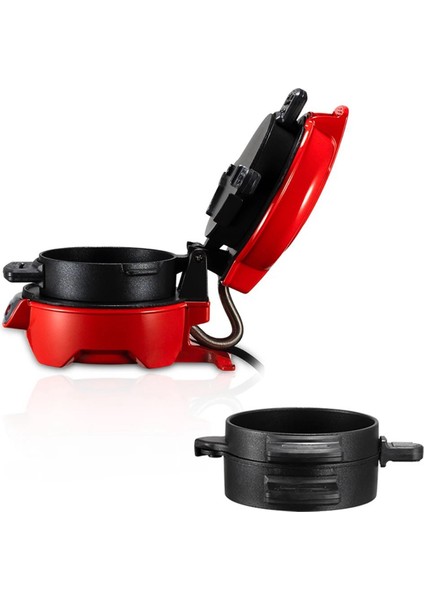 Burger Makinesi Hamburger Presi Patty Makinesi Yapışmaz Çok Fonksiyonlu Sığır Burgeromlet Biftek Kahvaltı Makinesi Us Plug (Yurt Dışından)